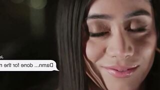 Violet Sucks Jax's Rough Hard Cock While Grabbing Her Big Ass