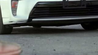 Roxy Fontaine Straddles Bearded Mechanic In Car For Nasty Teen Anal Sex