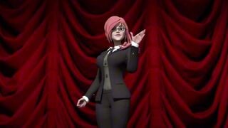 3D Hentai: Shy Pink Hair Newbie Gets Deep Strokes in Front of Class