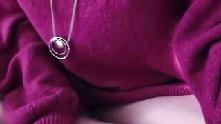 Artemisia Love Deepthroats Dick on Red Couch