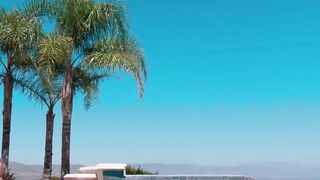 Ava Addams Deepthroats Huge Dick Poolside 3 Way DP