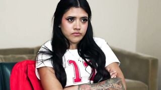 Dark Hair Mom Alexa Deepthroats Principal While 19yo Alice Watches Office Threesome