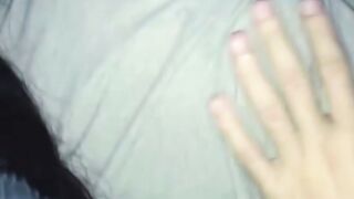 Amateur Stepsister Deepthroats POV Cock in Bed
