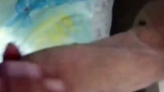 Amateur Blonde Sucks Thick Cock With Sloppy Handjob