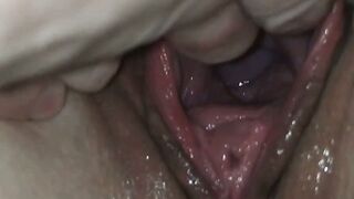 Blonde Babe's Rough Creampie Close-up