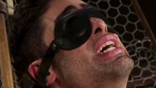 Lucas Leon Blindfolded Bondage Anal Fuck & Cock Sucking Submission