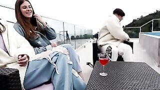 The LyMia Outdoor Neighbor Orgy with Creampie Cumshots