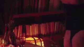 BonnieAlex Sucks Cock on Candlelit Table | Amateur Valentine's POV