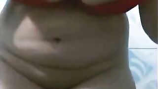Homemade Arab BBW with Huge Natural Tits & Hairy Pussy