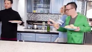 Tiffany Watson Sucks Cock At Potluck Dinner Party