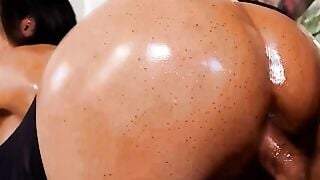 Lela Star Tiny Hands Dirty Masseur Oil Cum Swallow