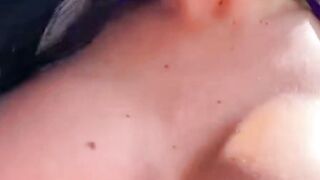 Danae Mari Sucks Cock POV Poolside Big Tits Tattooed Babe