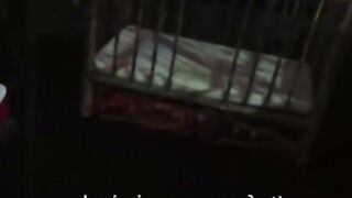 Prisoner Chick Deepthroats Long Cock into Wooden Stocks