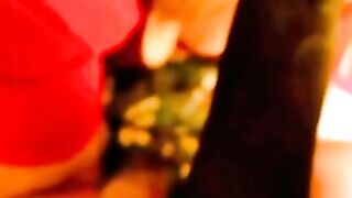 Amateur Interracial Cuckold: Hot Milf Sucks Black Dick