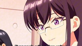 Anime Glasses Girl Bent Over Classroom Desk & Fucked Deep By Teacher