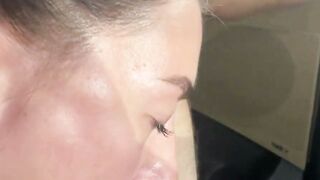 Amateur POV Deepthroat: Random Traveler Sucks Cock Sloppy