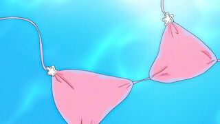 Hentai Pool Sex: Big Tits Straddle Hard Cock in Raw Bikini Ride