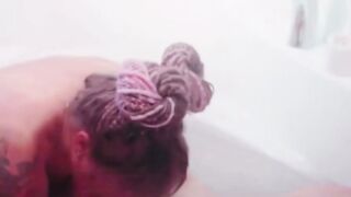 Anna Jureva Deepthroats Dick In Bathtub POV Sex Vlog