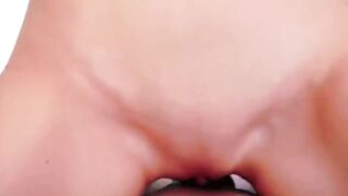 Babe Deepthroats BBC Cock in Black Lingerie and Swallows Load
