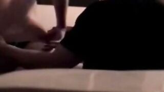 Amateur Girls Genevieve and Rebecca First Time Blowjob on Bed
