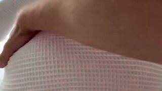 Blonde Step Mom Bends Over For Tight Ass Fingering POV