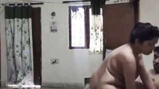 Desi Cunt Rides Naked Man In Bedroom Viral MMS