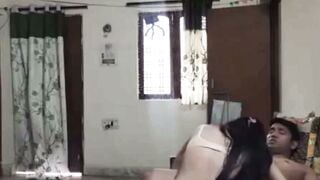 Desi College Girl Deepthroats BF While Riding Him In Bedroom
