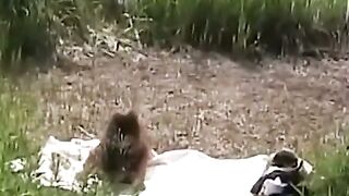 Caught Danish Girl Solo Masturbating Naked By The Lake