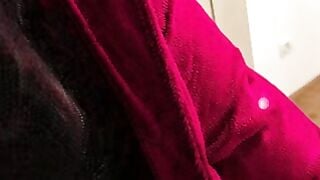 Abigail Mac Deepthroats Big Cock on Red Couch After Casting Interview