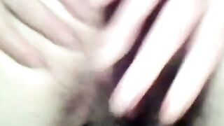 Hairy mature girl on webcam for her husband