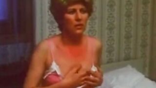 Hairy Swedish Mature Woman Masturbates with Huge Sausage