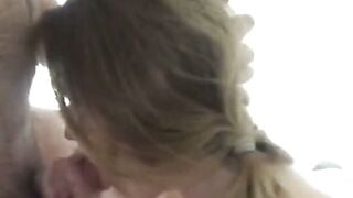 Amateur Redhead Sucks Cock Deepthroat