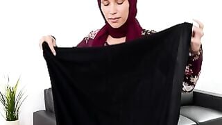 Hijab Stepmom Sucks Cock & Lets Stepson Use All Her Holes