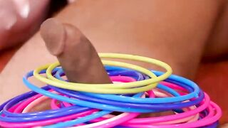 Three BFFs Share Big Dick In Hardcore Foursome Game Show
