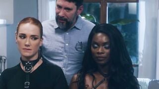 Tommy Pistol Rims Ana Foxxx While Siri Dahl Waits Submissive on Floor
