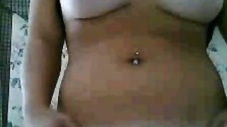Amateur Japanese Webcam Girl Shows Off Pierced Nipples And Wet Pussy