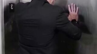 Autumn Fall Sneaky Elevator Cheat with Suit Wearing Bosses