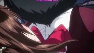 Blushing Schoolgirl Rides Senior & Deepthroats Him in Uniform