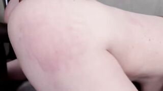 Abigail Mac Deepthroats Inked African Monster Dick on Couch