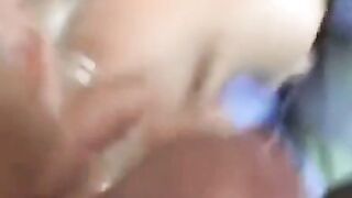 Amateur Blonde MILF Titty Fucked And Drenched In Cum