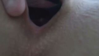 Nude Blonde Sucks Off Vibrator Underwater in Hot Tub Close-Up