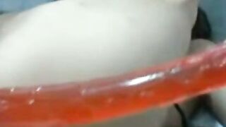 Extreme Anal Dildo Webcam Show