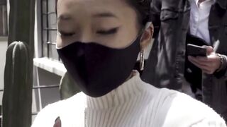 oriental women into Leather Harness Gets Doggy Style Nailed