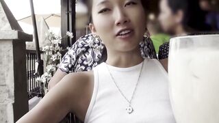 oriental women into Leather Harness Gets Doggy Style Nailed