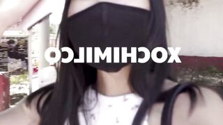 oriental women into Leather Harness Gets Doggy Style Nailed