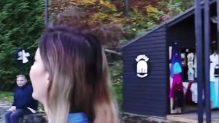 Maggie Ardankin Vampire Costume Blows Dick into Castle Bedroom