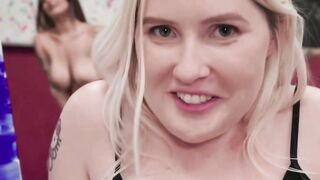 Blonde Eighteen Blows Professor's Penis inside Art Class