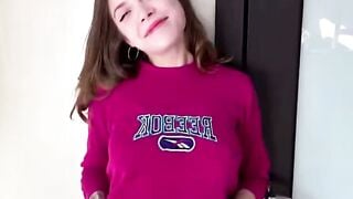 Adorable 18 yo Women into Reebok Hoodie Blows Dick point of view