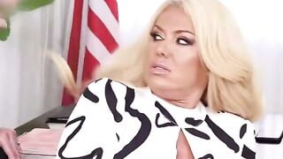 Blonde milf Principal Gets Banged on Desk by Professor