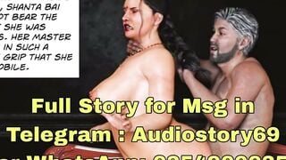 Shanta Bai Blows Master's 10 Inch Penis While He Pulls Her Big Braid Tight